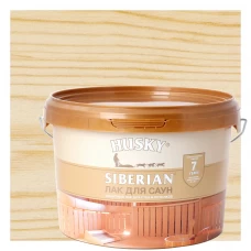 Лак для саун акриловый Husky Siberian цвет прозрачный 2.5 л Лак для саун акриловый Husky Siberian цвет прозрачный 2.5 л