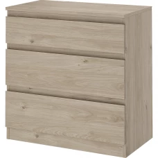 Комод Реан 3 ящика 38x69.4x38 см ЛДСП цвет гикори джексон Комод Реан 3 ящика 38x69.4x38 см ЛДСП цвет гикори джексон