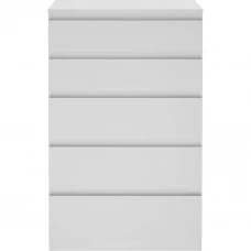 Комод Реан 5 ящиков 38x109.4x38 см ЛДСП цвет белый Комод Реан 5 ящиков 38x109.4x38 см ЛДСП цвет белый