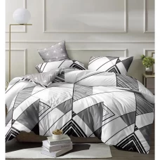 Комплект постельного белья Pencil сатин черно-белый Комплект постельного белья Pencil сатин черно-белый