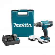 Дрель-шуруповерт аккумуляторная Makita DF488DWE, 18 В Li-ion 2х1.5 Ач