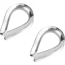 Коуш из оцинкованной стали Невский Крепеж DIN 6899 5 мм, 2 шт. Коуш из оцинкованной стали Невский Крепеж DIN 6899 5 мм, 2 шт.