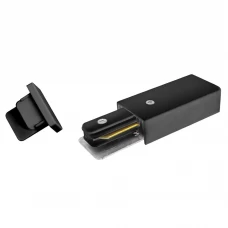 Комплект торцевых элементов Jazzway PTR EC-BL для соединения трековых шинопроводов встраиваемых цвет черный Комплект торцевых элементов Jazzway PTR EC-BL для соединения трековых шинопроводов встраиваемых цвет черный