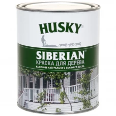 Краска для дерева акриловая Husky Siberian 0.9 цвет прозрачный