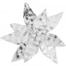 Украшение «Листочек дерева» 17 см цвет серебро
