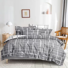 Комплект постельного белья Eclair Меззо двуспальный сатин разноцветный Комплект постельного белья Eclair Меззо двуспальный сатин разноцветный