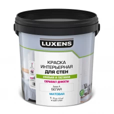 Краска для стен Luxens белая база А 1 л