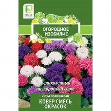 Семена цветов Поиск астра низкорослая Ковер смесь окрасок