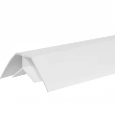 Угол ПВХ внутренний Т8/10 мм цвет белый 3000 мм