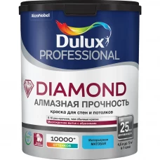 Краска для стен Dulux Prof Diamond Matt база BC цвет прозрачный 4.5 л Краска для стен Dulux Prof Diamond Matt база BC цвет прозрачный 4.5 л