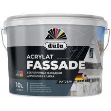 Краска фасадная Dufa Acrylat Fassade 10 л цвет белый
