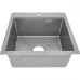 Мойка врезная Vidage VS4444 квадратная 44x44x20 см со смесителем VS2861 нержавеющая сталь цвет серый