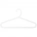 Набор вешалок SPACEO 42x22.4x1.6 см полипропилен цвет белый 4 шт