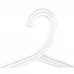 Набор вешалок SPACEO 42x22.4x1.6 см полипропилен цвет белый 4 шт