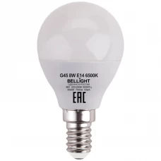 Лампа светодиодная Bellight Е14 175-250 В 8 Вт шар 750 лм холодный белый свет