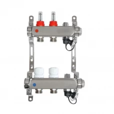 Коллектор на 2 выхода 1x3/4 с расходомерами Коллектор на 2 выхода 1x3/4 с расходомерами