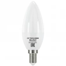 Лампа светодиодная Bellight E14 220-240 В 7 Вт свеча 600 лм холодный белый цвет света