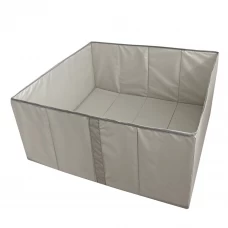 Короб для хранения без крышки полиэстер 52x55x25 бежевый Короб для хранения без крышки полиэстер 52x55x25 бежевый