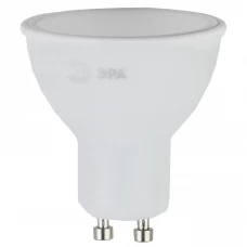 Лампа светодиодная Эра GU10 170-265 В 10 Вт софит 800 лм нейтрально белый цвет света Лампа светодиодная Эра GU10 170-265 В 10 Вт софит 800 лм нейтрально белый цвет света