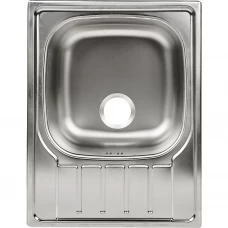 Мойка врезная ЕХ-180 прямоугольная 65x50 см глубина 18 см нержавеющая сталь цвет серебристый Мойка врезная ЕХ-180 прямоугольная 65x50 см глубина 18 см нержавеющая сталь цвет серебристый