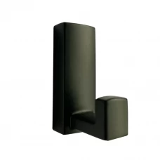 Крючок мебельный R19, 20x50 мм, черный Крючок мебельный R19, 20x50 мм, черный