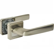 Дверные ручки Punto Saturn, без запирания, цвет матовый никель/хром