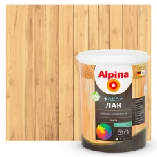 Лак для стен акриловый Alpina Аква-лак цвет прозрачный полуматовый 0.9 л Лак для стен акриловый Alpina Аква-лак цвет прозрачный полуматовый 0.9 л
