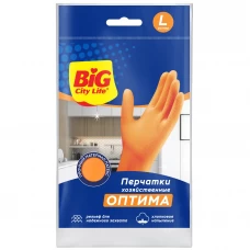 Перчатки латексные Big City Life Оптима размер 9 / L