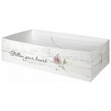 Коробка для хранения Розалия 03 30x15.5x8 см полипропилен разноцветный