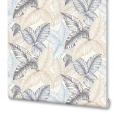 Обои флизелиновые Артекс Флора голубые 1.06 м 20119-04