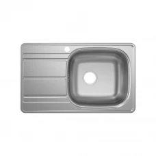 Мойка врезная Ukinox прямоугольная 78.8x17x48.8 см нержавеющая сталь цвет серый матовый Мойка врезная Ukinox прямоугольная 78.8x17x48.8 см нержавеющая сталь цвет серый матовый
