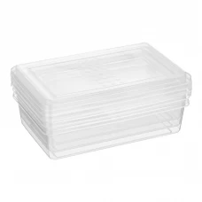 Контейнер для заморозки продуктов Delinia 0.75 л пластик цвет прозрачный 3 шт