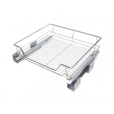 Корзина с выдвижным механизмом Jet 56x41x13 см, цвет хром Корзина с выдвижным механизмом Jet 56x41x13 см, цвет хром