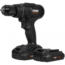 Дрель-шуруповерт аккумуляторная ударная Ferm CDM1147P, 20 В Li-ion 2х2 Ач