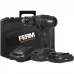 Дрель-шуруповерт аккумуляторная ударная Ferm CDM1147P, 20 В Li-ion 2х2 Ач