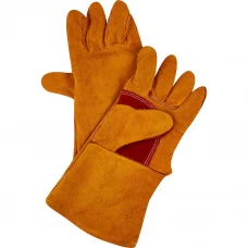 Краги спилковые KT1462, утепленные Краги спилковые KT1462, утепленные