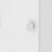 Шкаф распашной Турин Лайт с 1 дверью и 1 полкой 50x200.6x37.2 см ЛДСП цвет белый