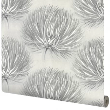 Обои флизелиновые Wall Decor Лола светло-серые 1.06 м 75173-41