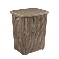 Корзина для белья Violet Вязь цвет шоколад Корзина для белья Violet Вязь цвет шоколад