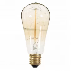 Лампа накаливания Uniel Vintage конус E27 60 Вт 300 Лм свет тёплый белый