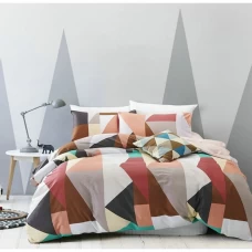 Комплект постельного белья Mona Liza Shapes евро сатин коричневый Комплект постельного белья Mona Liza Shapes евро сатин коричневый