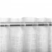 Тюль на ленте со скрытыми петлями Amina Белый 300x280 см цвет белый