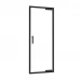 Комплект профилей и фурнитуры для распашной душевой двери Sensea Easy 100 см цвет черный