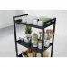 Стеллаж кухонный 31х74.5х10.5 см Ferro металлический черный нагрузка на полку 10 кг