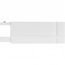 Наконечник Квадро Геометрия металл цвет белый 4 см 2 шт.