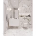 Керамогранит Glamour 60x120 см 1.44 м² полированный цвет белый