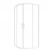 Комплект стекол для душевой ширмы Sensea Easy 1/4 круга 100x100 см прозрачное, цвет профиля на выбор Комплект стекол для душевой ширмы Sensea Easy 1/4 круга 100x100 см прозрачное, цвет профиля на выбор