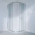 Комплект стекол для душевой ширмы Sensea Easy 1/4 круга 100x100 см прозрачное, цвет профиля на выбор Комплект стекол для душевой ширмы Sensea Easy 1/4 круга 100x100 см прозрачное, цвет профиля на выбор