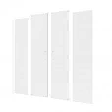 Комплект стекол для душевой ширмы Sensea Easy 90x90 см прозрачное стекло, цвет профиля на выбор Комплект стекол для душевой ширмы Sensea Easy 90x90 см прозрачное стекло, цвет профиля на выбор