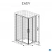 Комплект стекол для душевой ширмы Sensea Easy 120x80 см прозрачное стекло, цвет профиля на выбор Комплект стекол для душевой ширмы Sensea Easy 120x80 см прозрачное стекло, цвет профиля на выбор